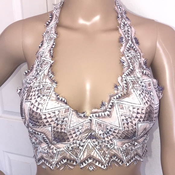 Victoria’s Secret PINK Halter Lace Bralette sz S - Picture 2 of 6